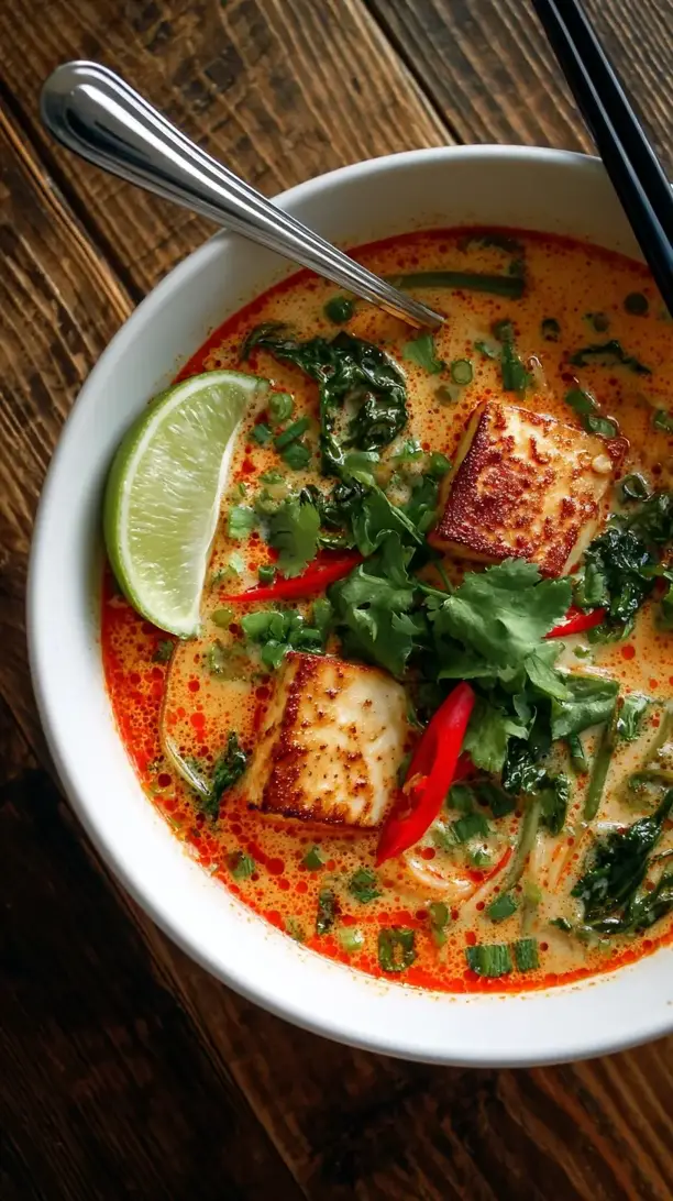 Thai Coconut Curry Soup