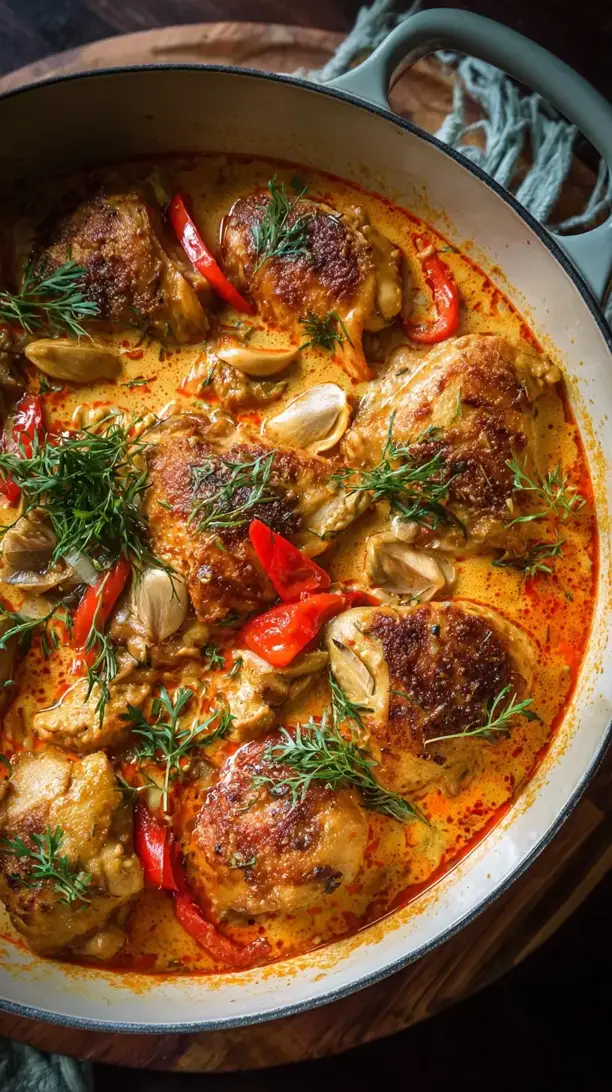 Thai Red Curry Chicken Stew