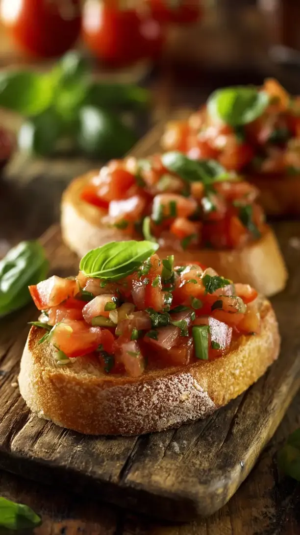 Tomato Basil Bruschetta