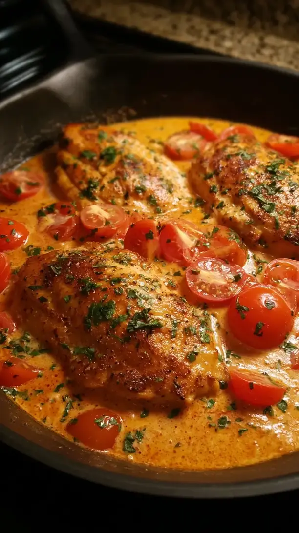 Tomato Cream Chicken