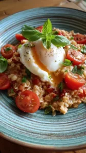 Tomato And Mozzarella Oatmeal