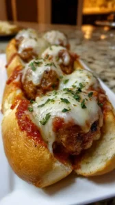 Turkey Meatball Subs