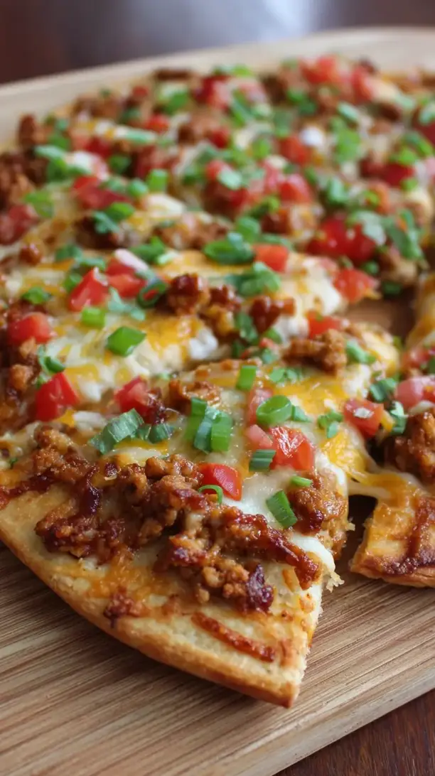 Turkey Taco Pizza