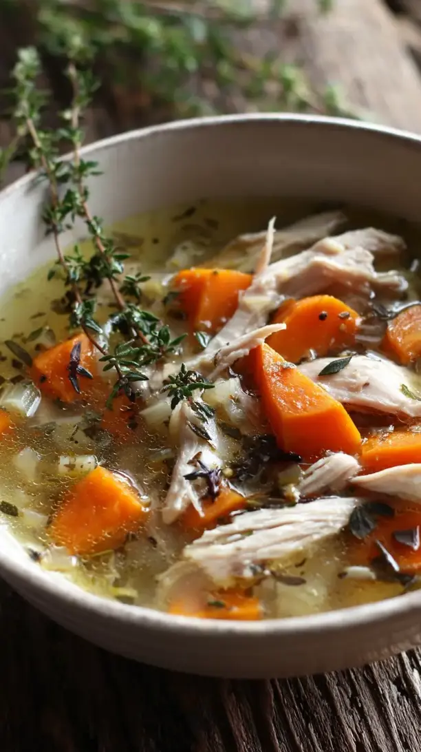 Turkey and Sweet Potato Soup