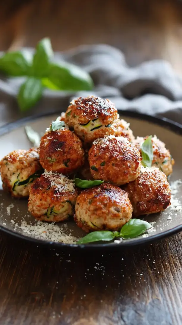 Turkey and Zucchini Meatballs
