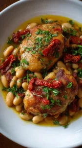 Tuscan Chicken And Bean Stew