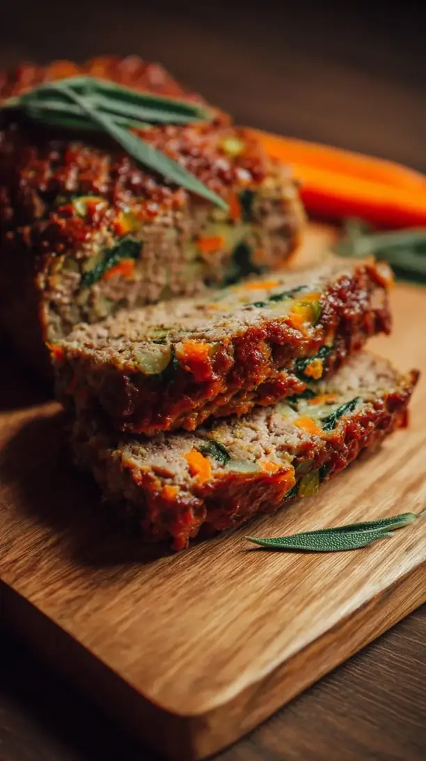 Vegetable Loaded Meatloaf