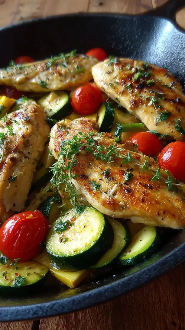 Zucchini Chicken Breast