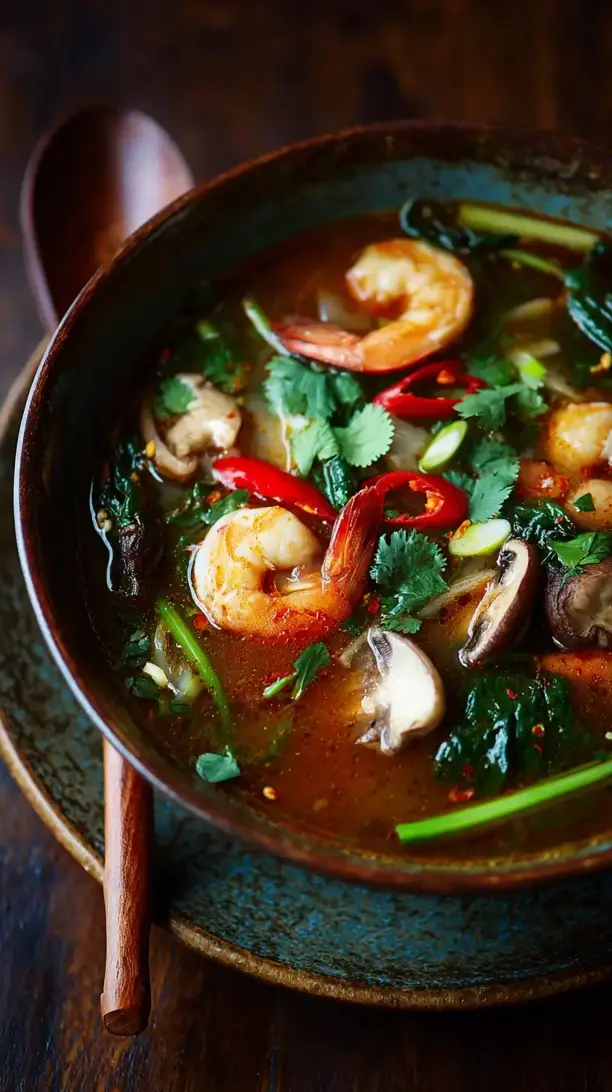 thai tom yum soup