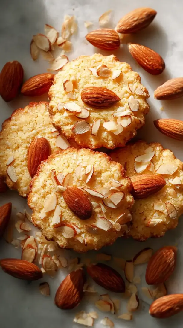 Almond Orange Starlight Cookies