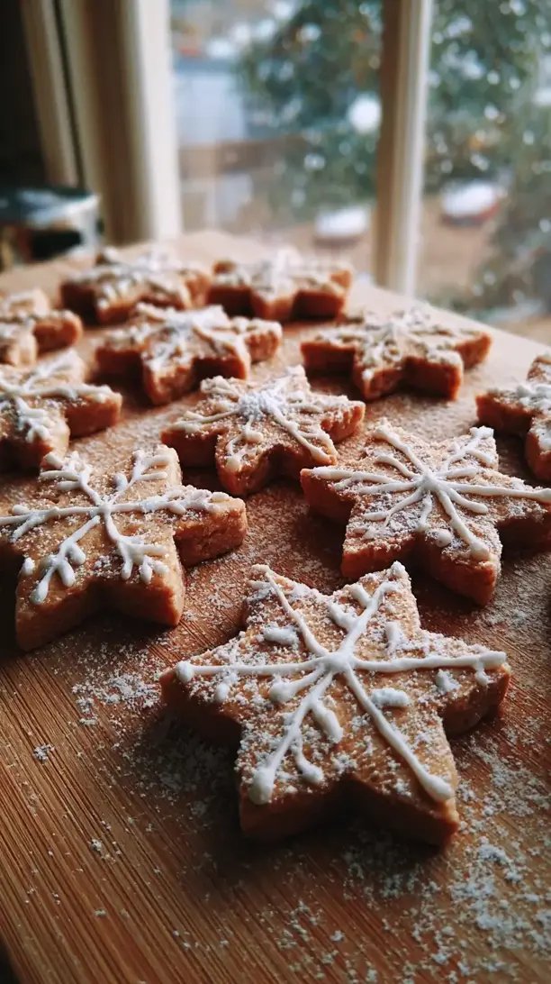 Chestnut Flour Christmas Cookies