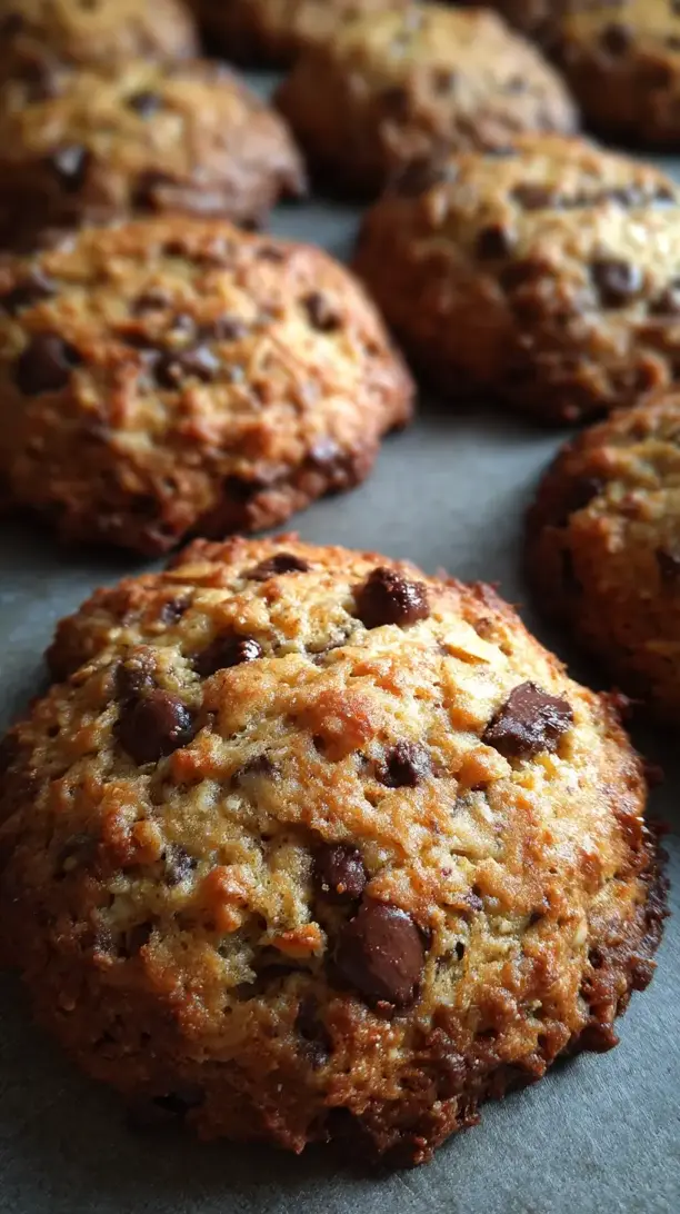 Chocolate Chip Oat Cookies