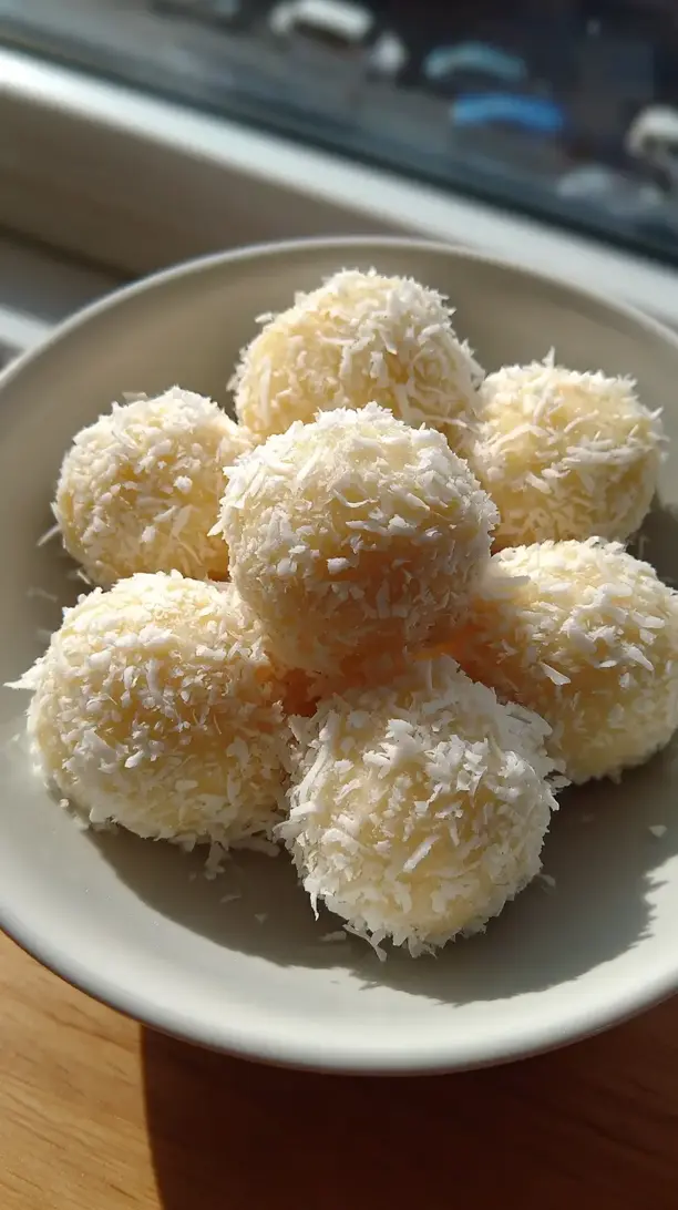 Coconut Snowball Truffles