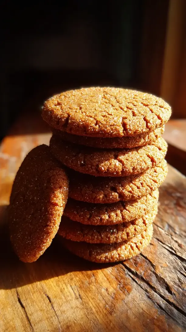 Crisp Molasses Cookies