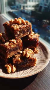 Date and Walnut Bars: An Easy No-Bake Holiday Treat