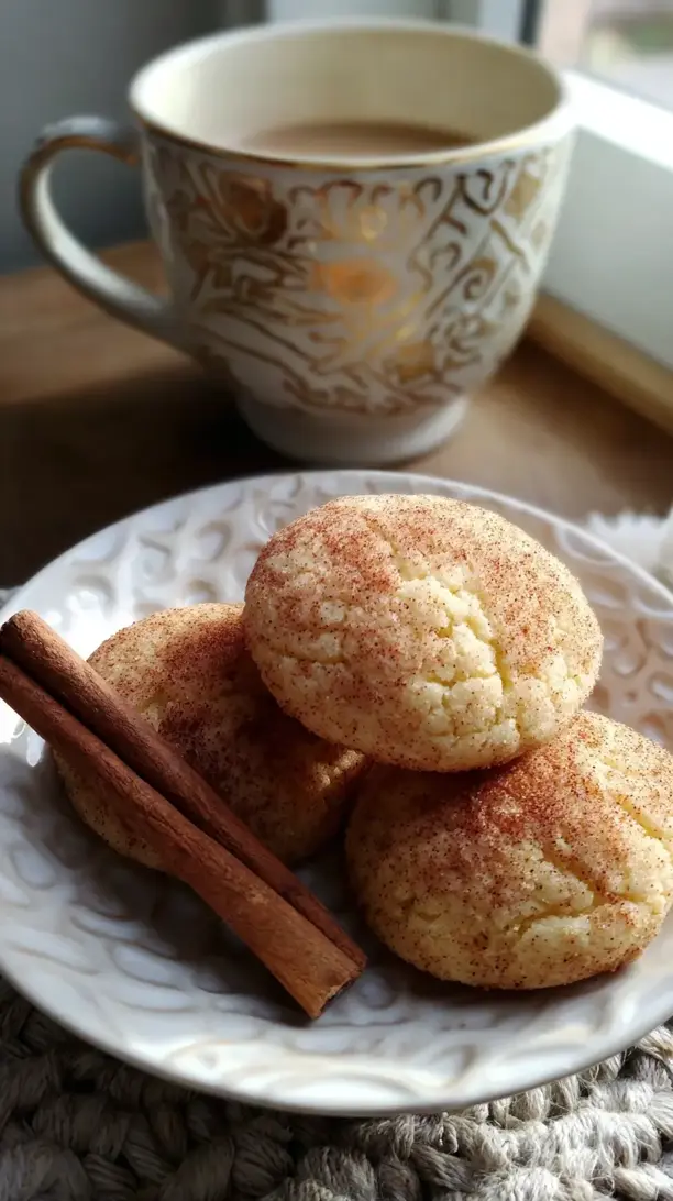 Eggnog Snickerdoodles