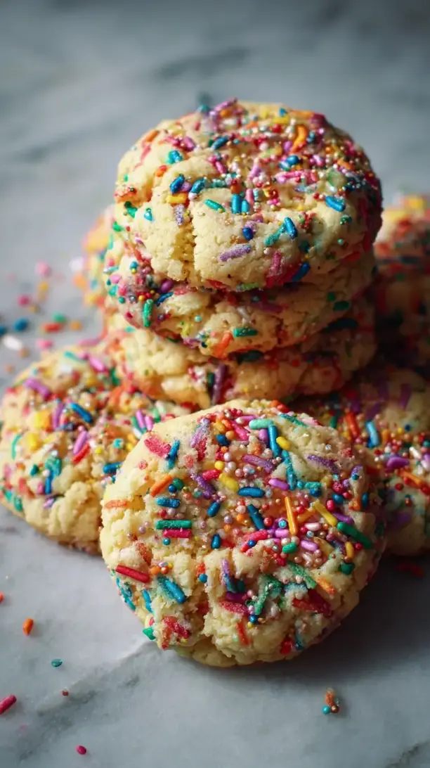 Festive Funfetti Cookies