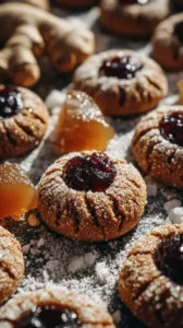 Gingerbread Thumbprint Cookies: A Festive Holiday Treat
