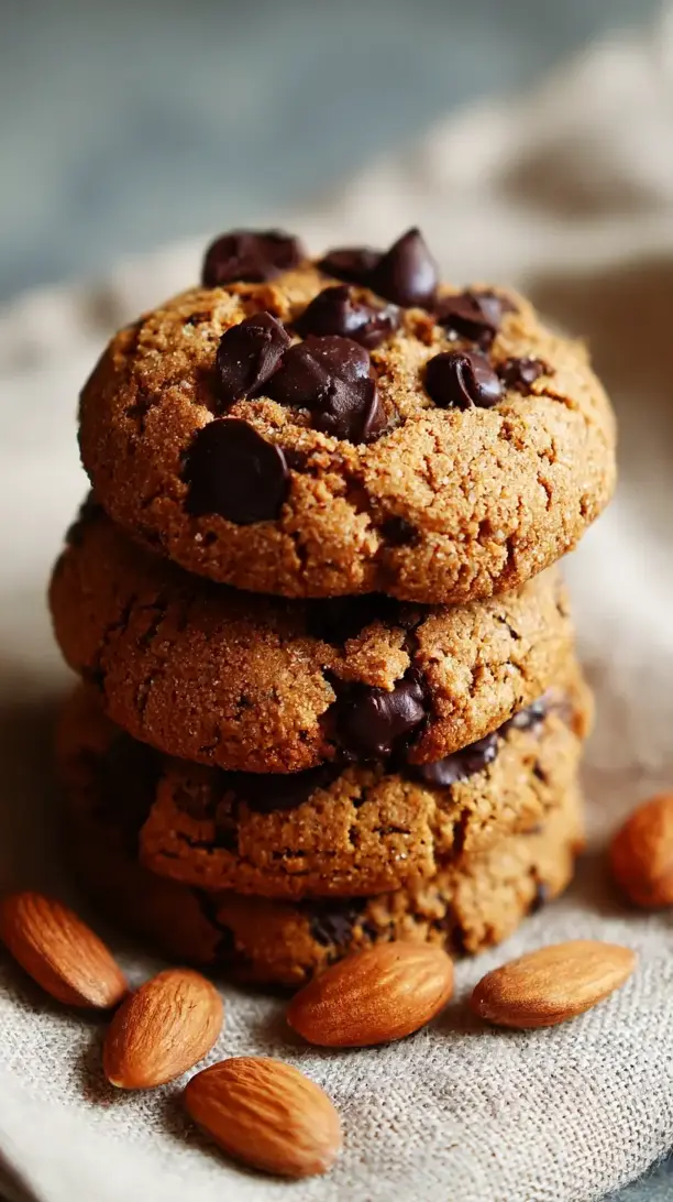 Healthy Almond Butter Chocolate Cookies