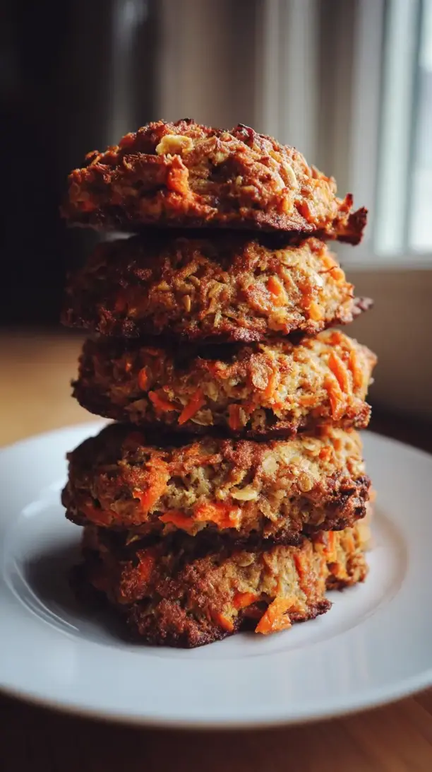 Healthy Carrot Cake Cookies