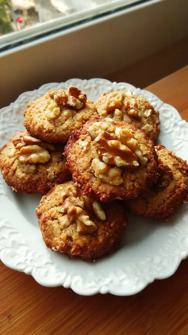 Healthy Maple Walnut Cookies