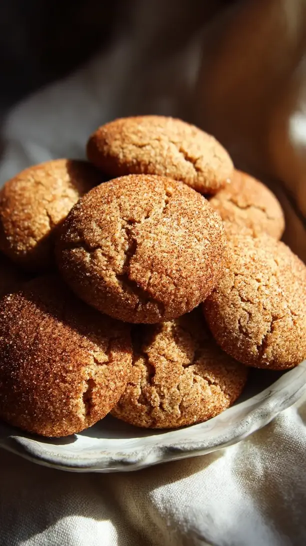 Healthy Vegan Snickerdoodles