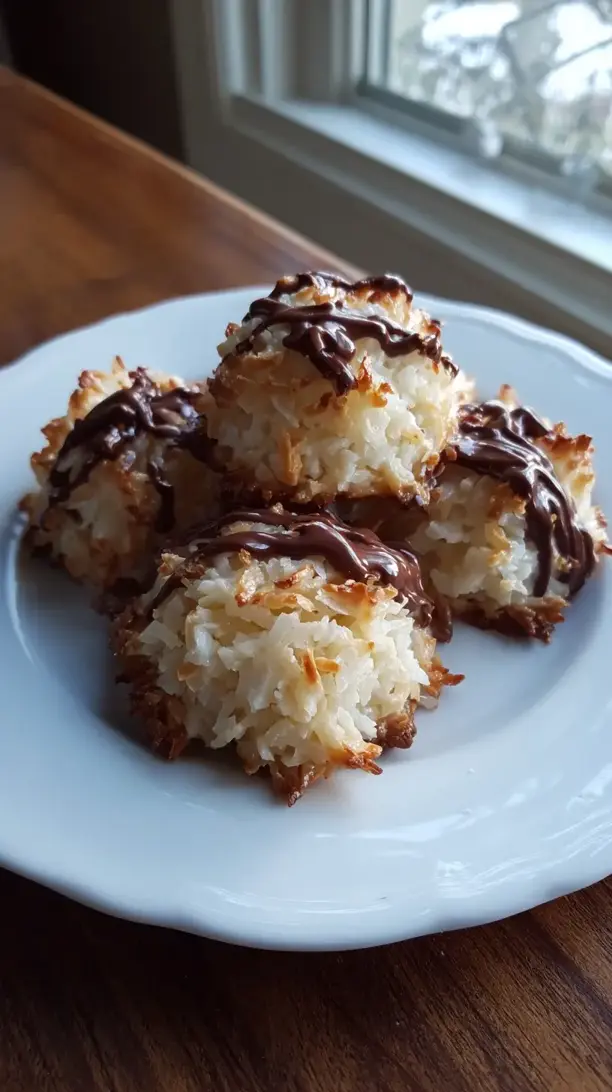 No Bake Coconut Macaroons