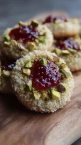Pistachio Cardamom Thumbprints: Easy Christmas Cookies