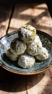 Pistachio Snow Cookies: Easy Holiday Shortbread Recipe