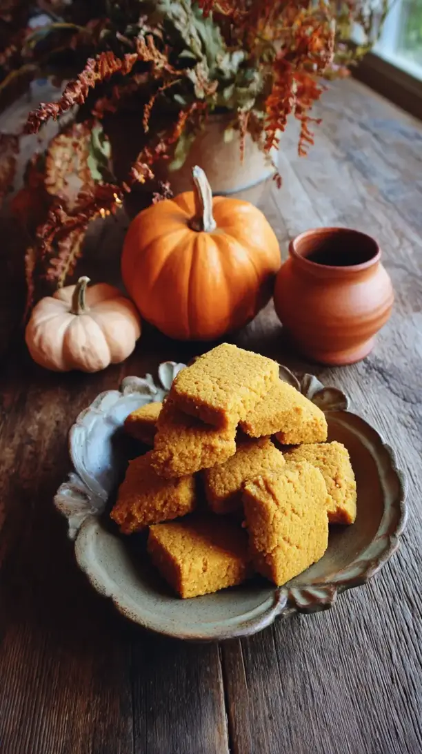 Pumpkin Almond Shortbread
