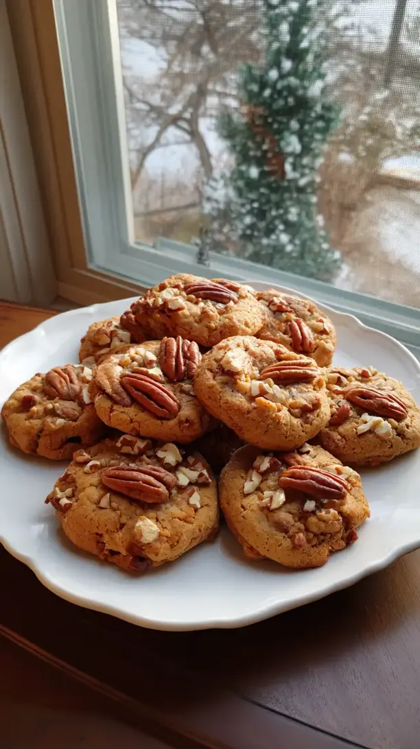 Salted Maple Pecan Cookies