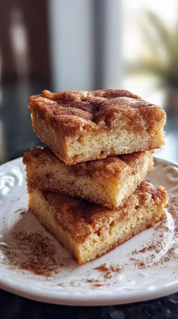 Snickerdoodle Blondies