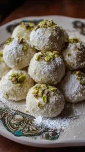 Snowball Cookies With Pistachio: An Easy No-Chill Recipe