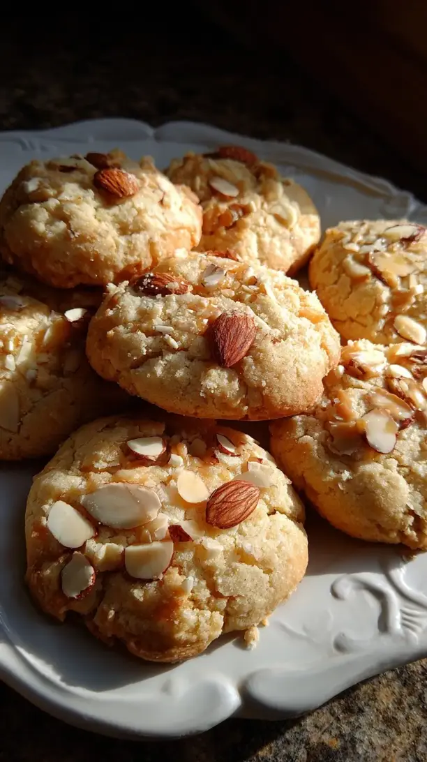 Toffee Almond Cookies