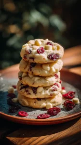 Vegan Cranberry White Chocolate Cookies Recipe